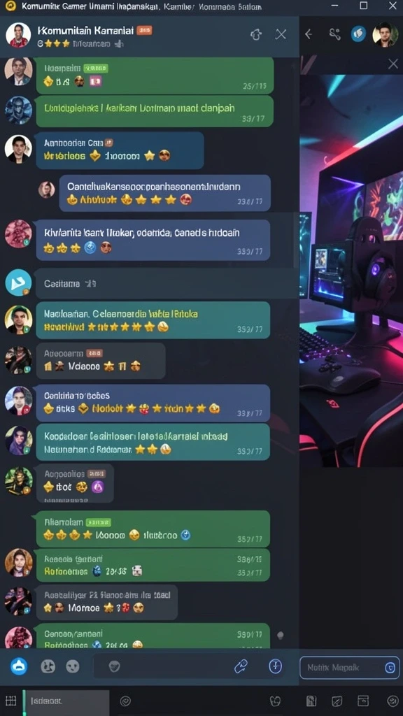 dy01 - Tangkapan layar interaksi dengan NPC dalam game.