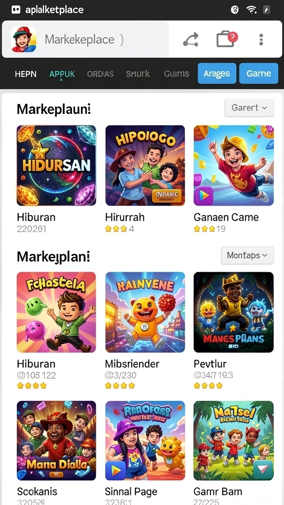 jktok - Tampilan awal JKTOK yang menarik dan user-friendly.