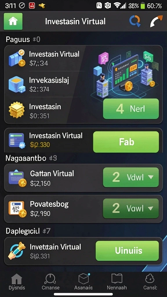 k3k3 - Screenshot menunjukkan misi menantang dengan teka-teki unik.