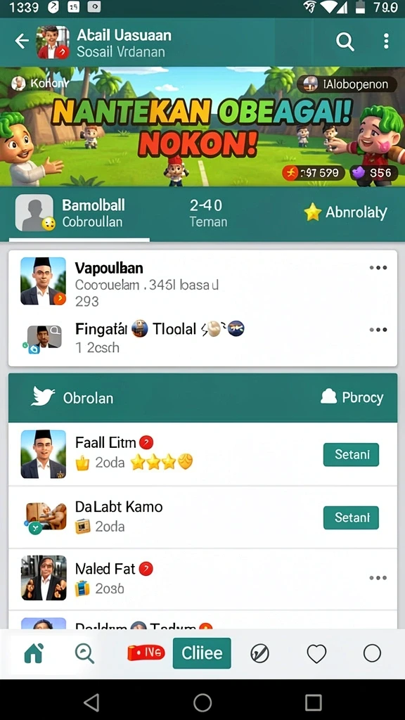 km777 - Fitur multiplayer untuk bermain bersama teman.